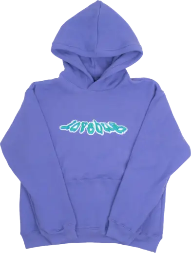 Lovebug purple trip hoodie product cutout