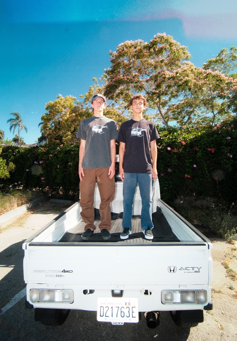 Cold Call Actycopter tee drop, truck bed lifestyle