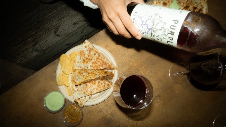 Homemade by Haley pop-up plating and wine pour