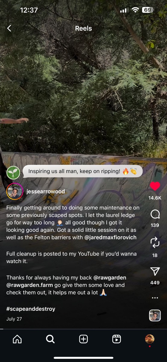 Wildlife Experts ambassador reel, trail maintenance, 180K views